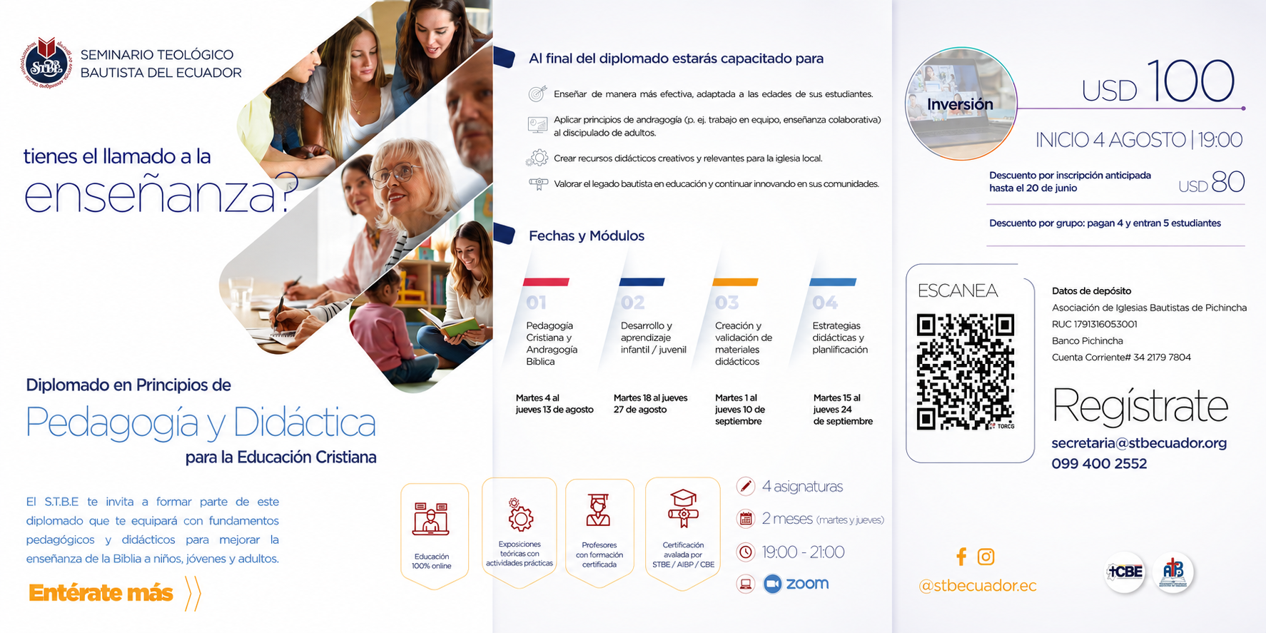 Diplomado en Pedagogía y Didáctica para la Educación Cristiana